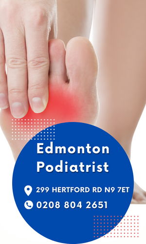 Edmonton Podiatrist - 0208 804 2651 - 299 Hertford Rd N9 7ET - Sore Foot